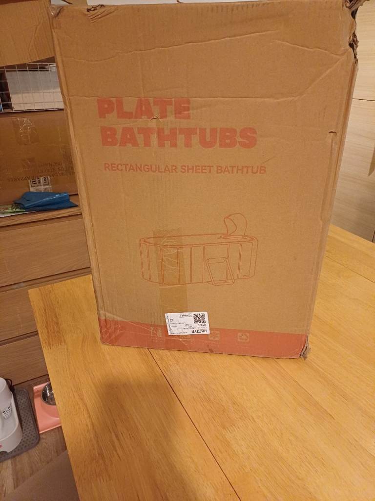 Foldable Portable Bathtub SPA Sauna Ice & Hot Bath 1.5m Gold 1-2 People