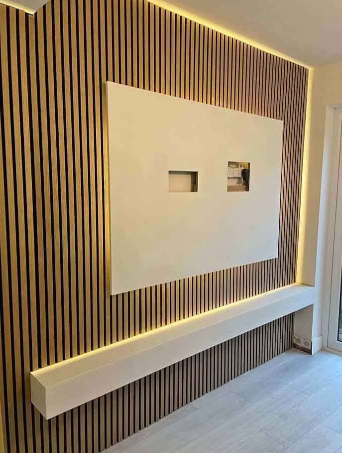 ✔B&Q Wood Acoustic Wall Panels - 240 x 60cm - Free Delivery