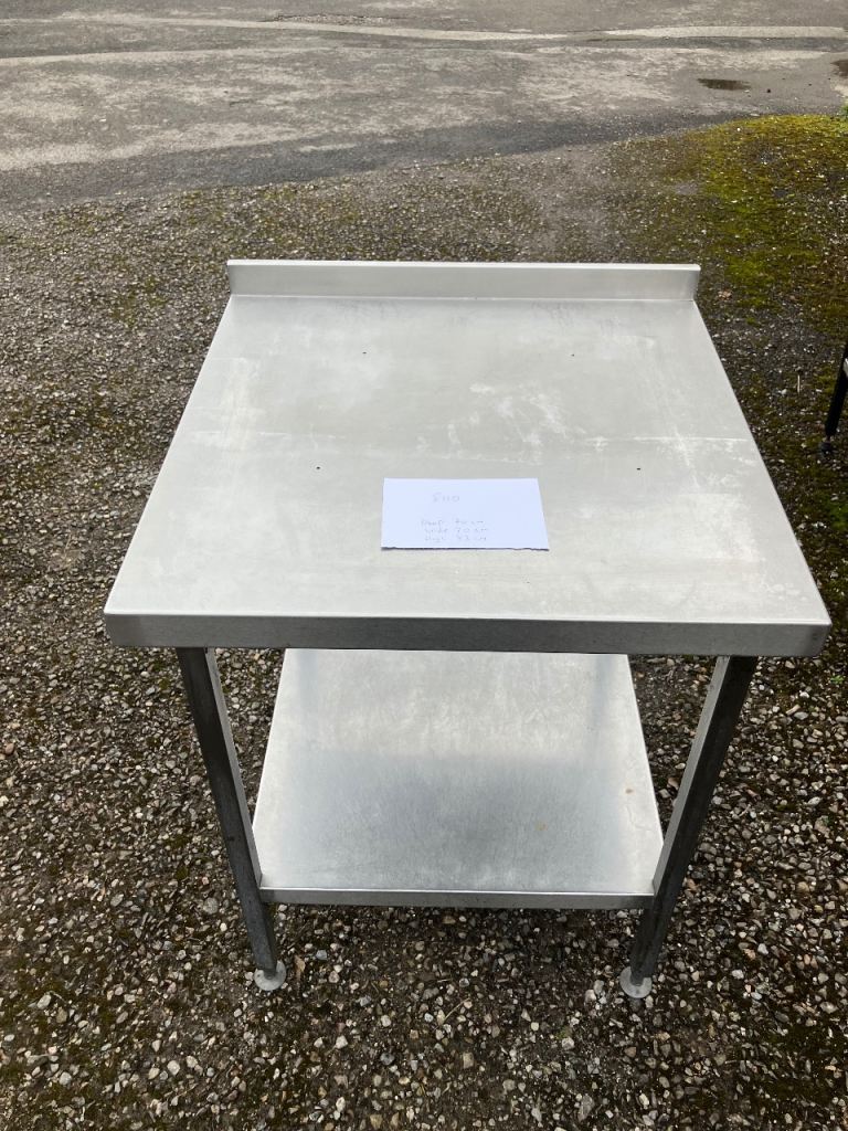 Stainless steel catering table 