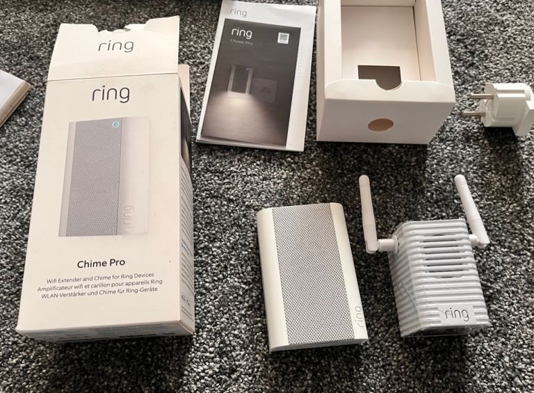 Ring Chime Pro & Wi-Fi Extender and Chime x2 (Both New, Never Used)