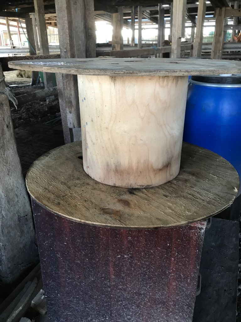 Cable reel for up cycling