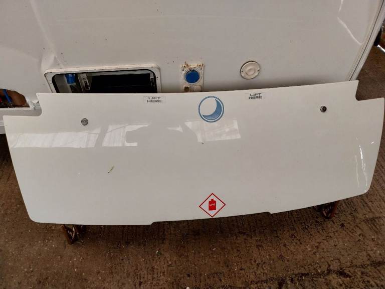Lunar caravan front locker door 