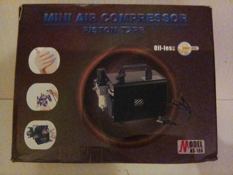 RoHS model AS-18A mini air compressor,oil less,