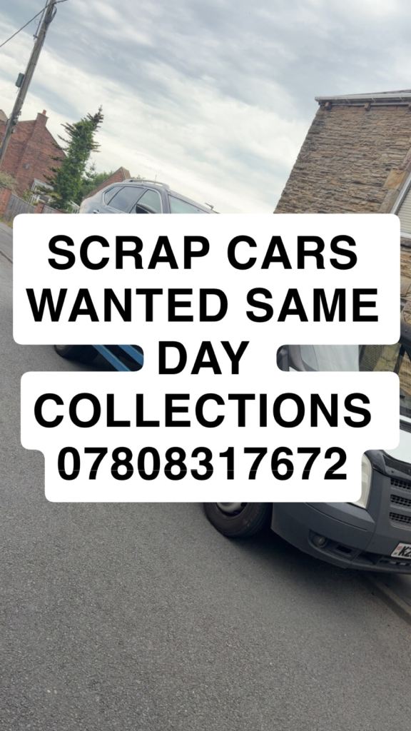Cash for cars vans 4x4s all scrap cars wanted same day collections
