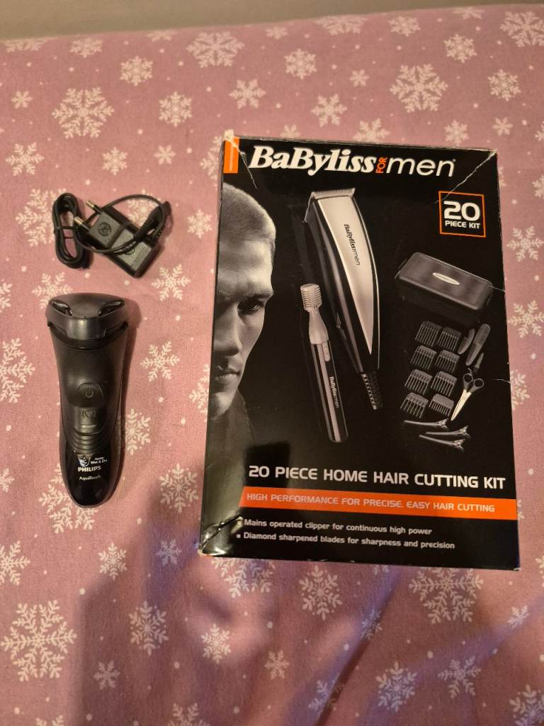 Mens electric shaver & hair clippers