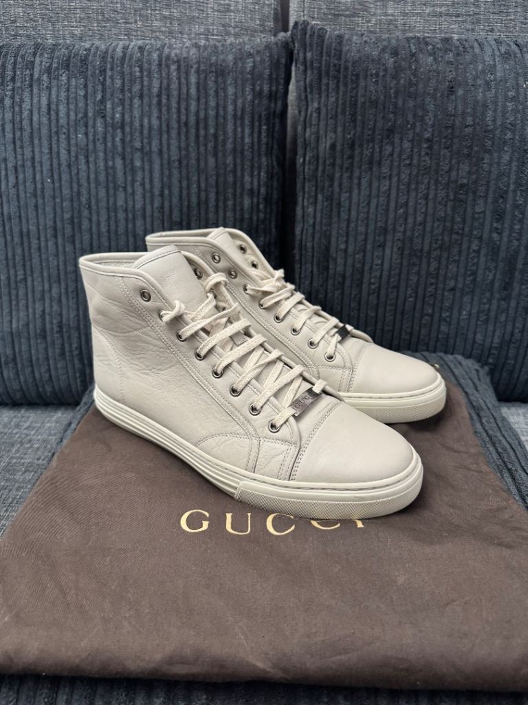 Gucci Leather High top  'Mystic White'