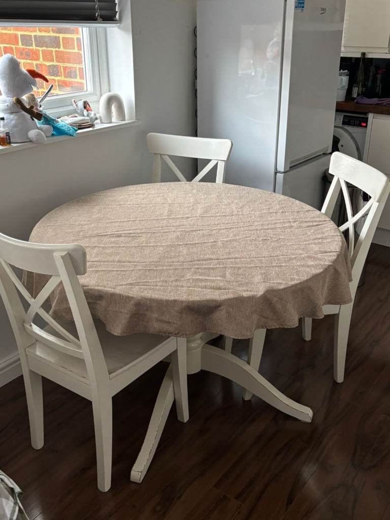Table and 4 chairs