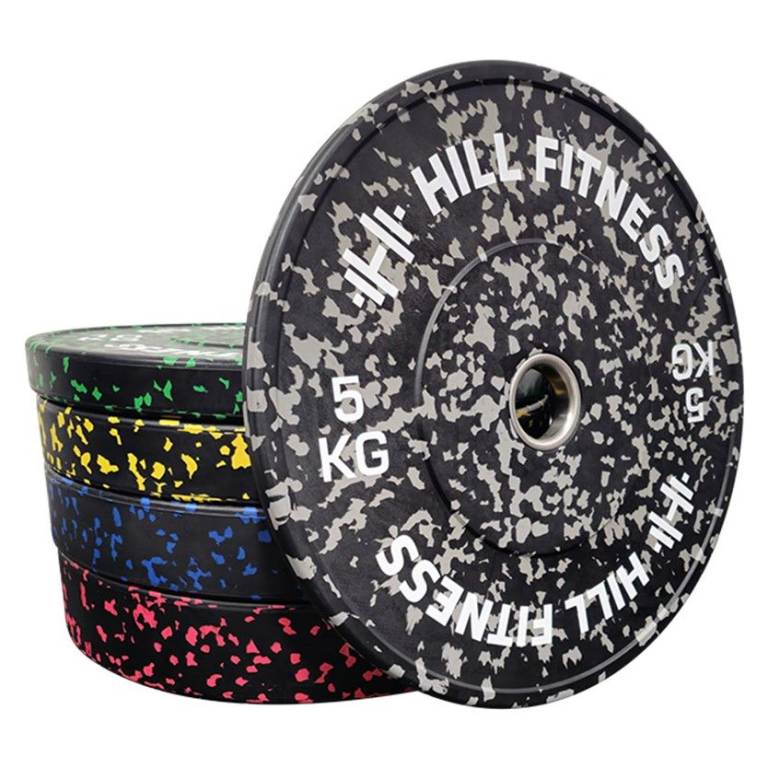 Hill ChromaFlex Bumper Plates (Pairs) Olympic Gym Weights