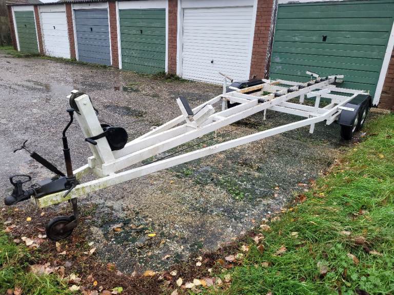 image for Twin axle braked boat trailer