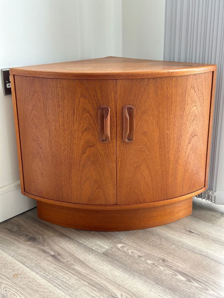 Original G Plan Teak Mid Century Corner Cabinet