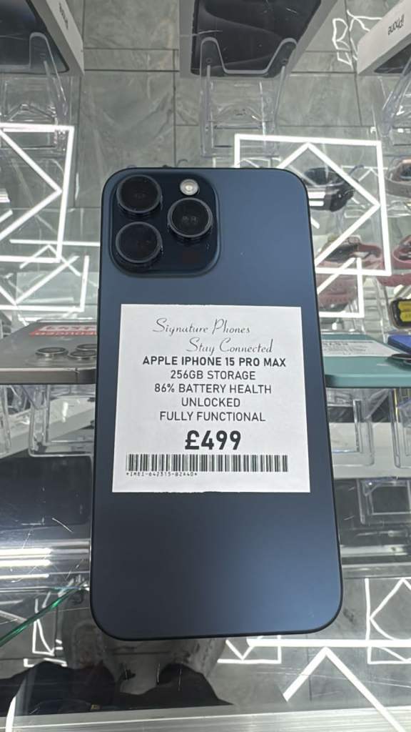 Apple iPhone 15 Pro Max 256GB - Unlocked, Great Condition