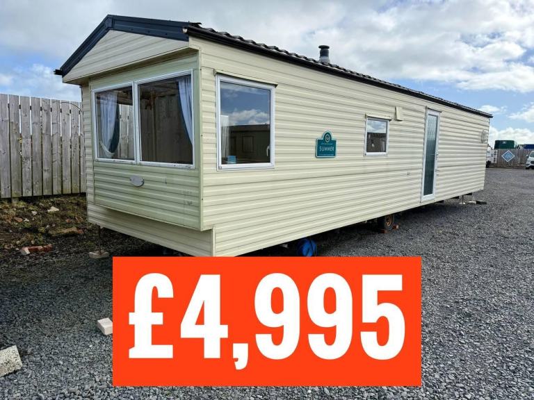OFF SITE static caravan Scotland single glazed & heated 3 bed Willerby Summer