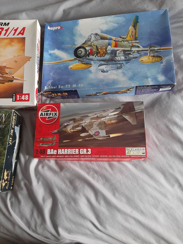 Collection of airfix models