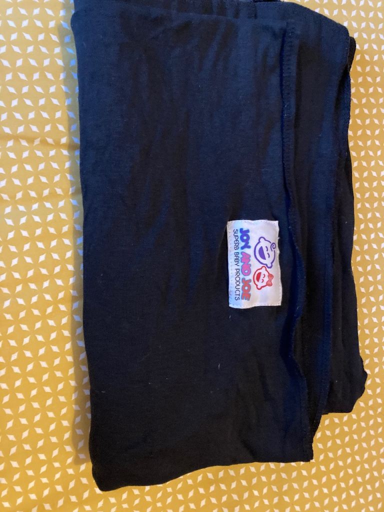 Joy and Joe Baby Carrier Wrap – Black, Good Condition