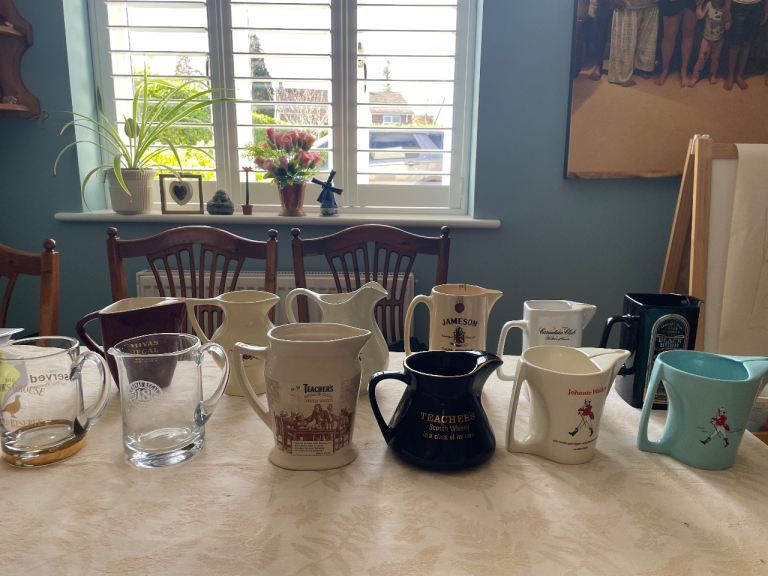 Bar display water jugs - used 