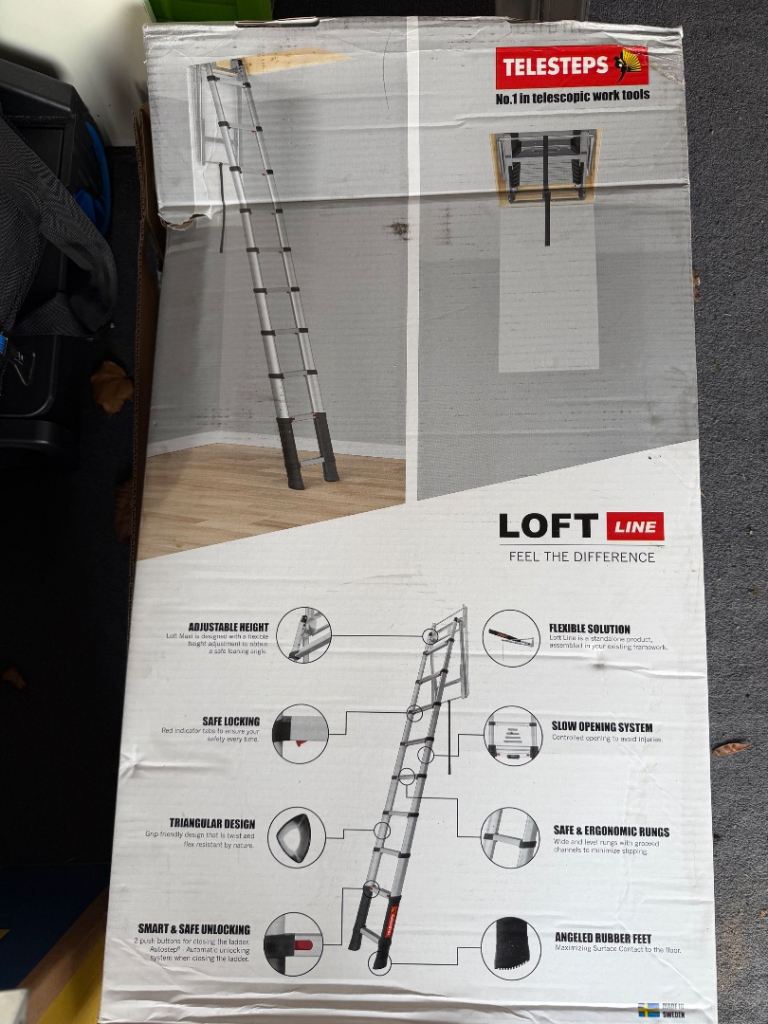 Telesteps loft ladder