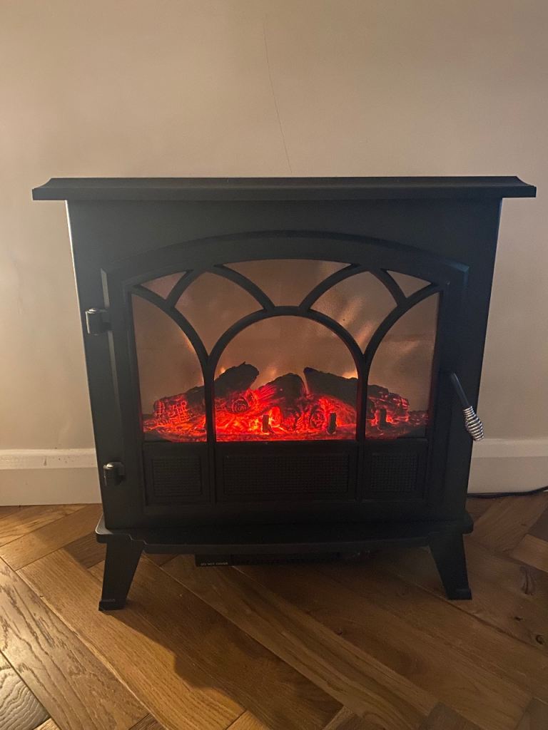 Electric fire modern, almost new 