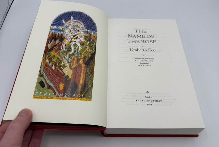 Folio Society: The Name Of The Rose by Umberto Eco 2004 | Neil Packer Slipcase