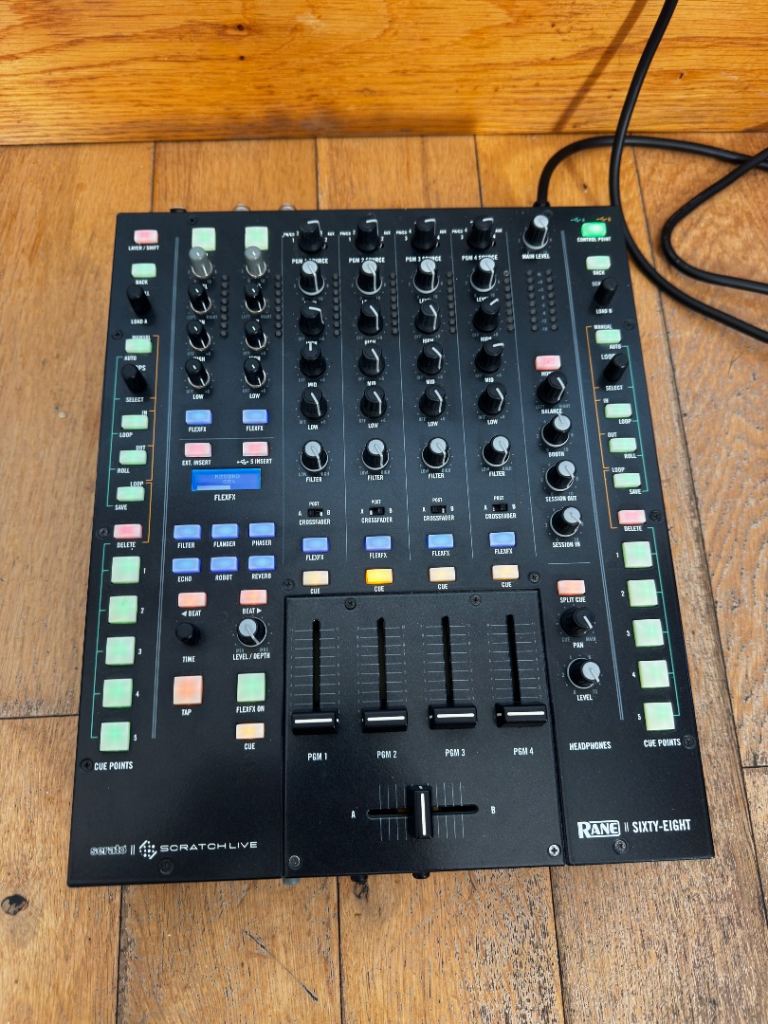 Rane Sixty-Eight DJ Mixer – 4 Channel Serato Scratch Live