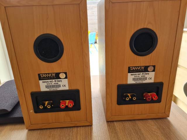 Tannoy Mercury mx2-M Cherry Speakers – Good Condition | in