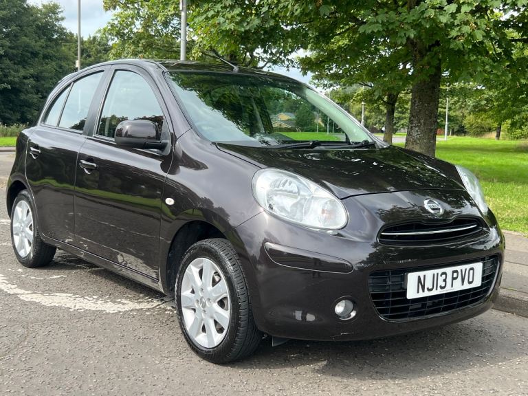 2013 NISSAN MICRA ACENTA, 5dr,(1198 cc), SERVICE HISTORY, 19/01/2027 MOT, £35 YEAR ROAD TAX 