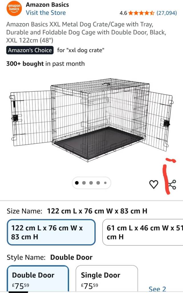 XXL Dog crate