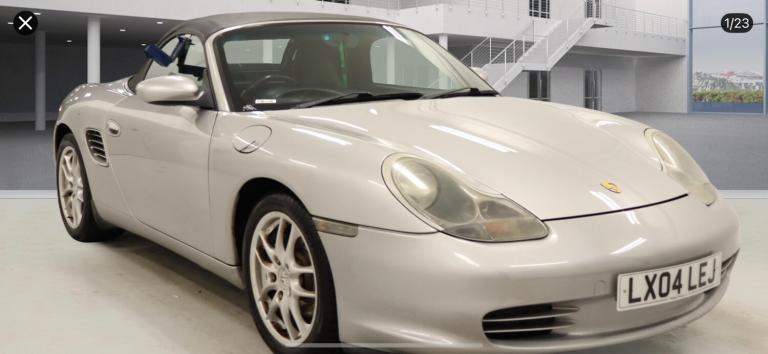 2004 Porsche Boxster 2.7 Roadster 228bhp Cabriolet Convertible  CONVERTIBLE Petrol Manual