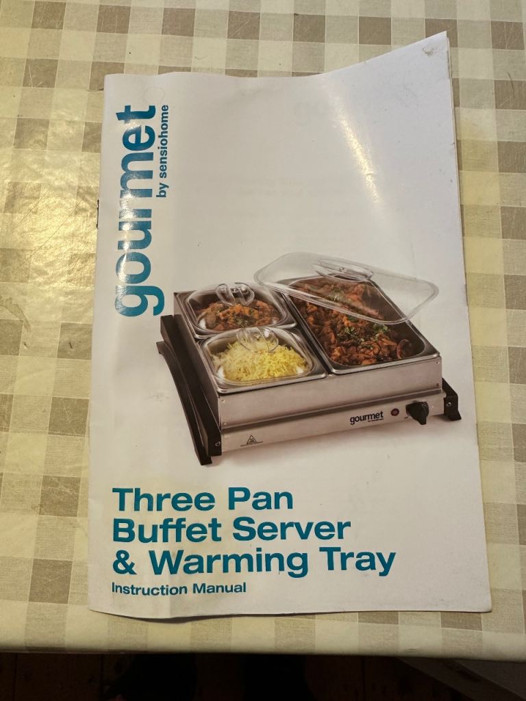 Gourmet Buffet Server & Warming Tray