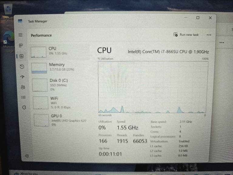 *SOLD*i7 Dell 5400 8th Gen Laptop, 16GB, 500GB NVMe, Full HD, Wifi, BT Win 11 #usedpriceperformance