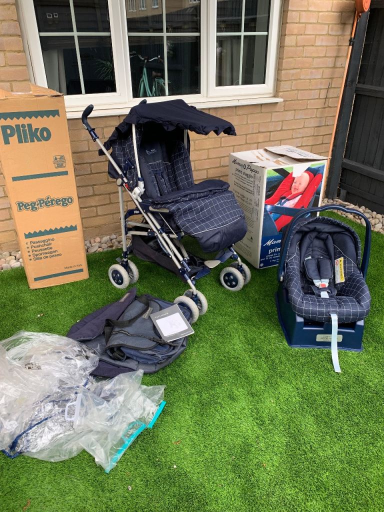 Mamas & papas peg perego pliko pram pushchair car seat 