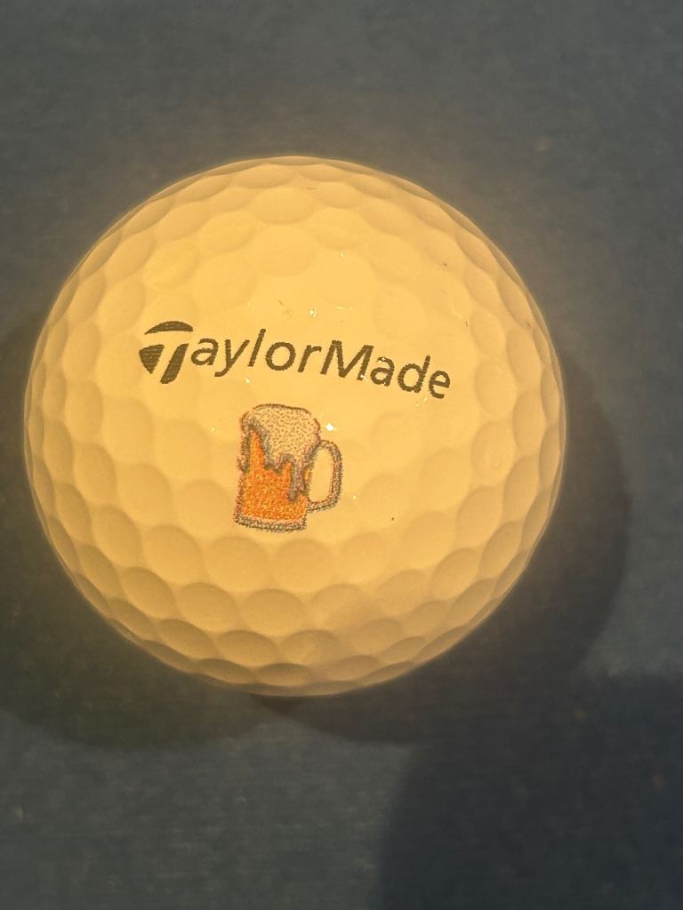 Limited edition TaylorMade TP5 Cheers golf ball