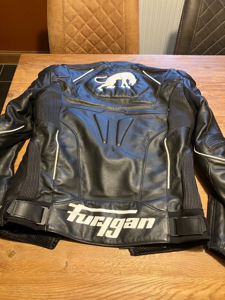 Furygang leather motorcycle suit.