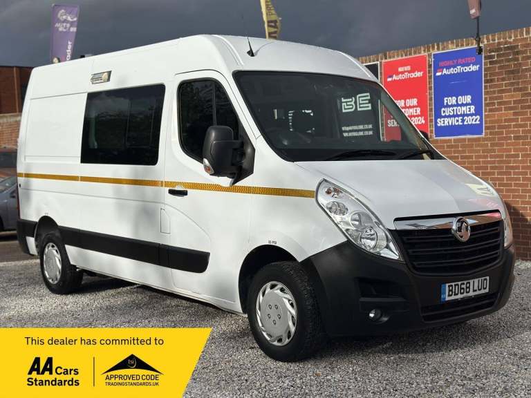 2018 Vauxhall Movano 2.3 CDTi 3500 FWD L2 H2 Euro 6 5dr PANEL VAN Diesel Manual