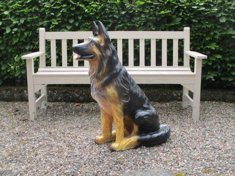 Large German Shepherd Statue 