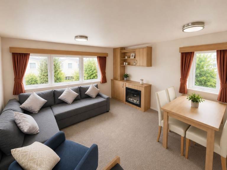 STATIC CARAVAN FOR SALE HARTS HOLIDAY PARK LEYSDOWN