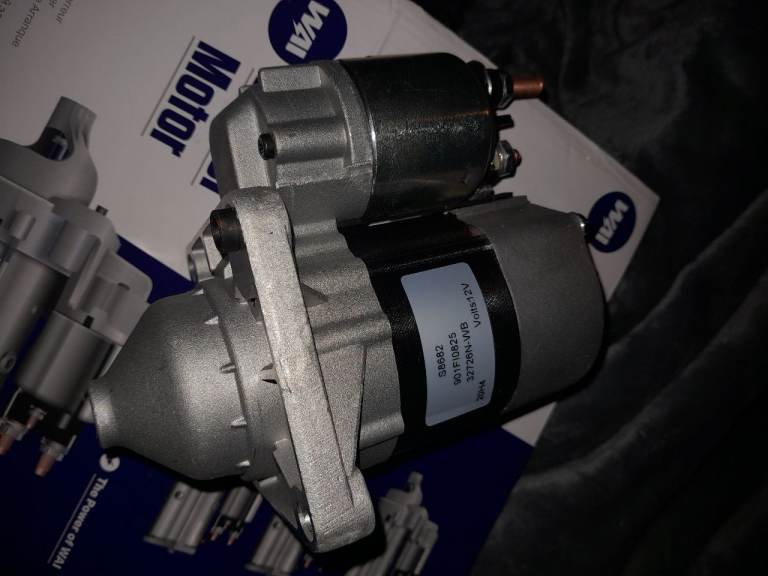 Fiat 500 starter motor new unit.