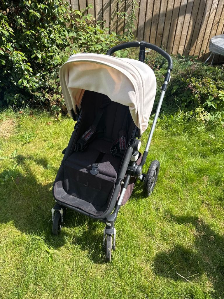 Bugaboo Buggy Pram Stroller – Black and Cream,