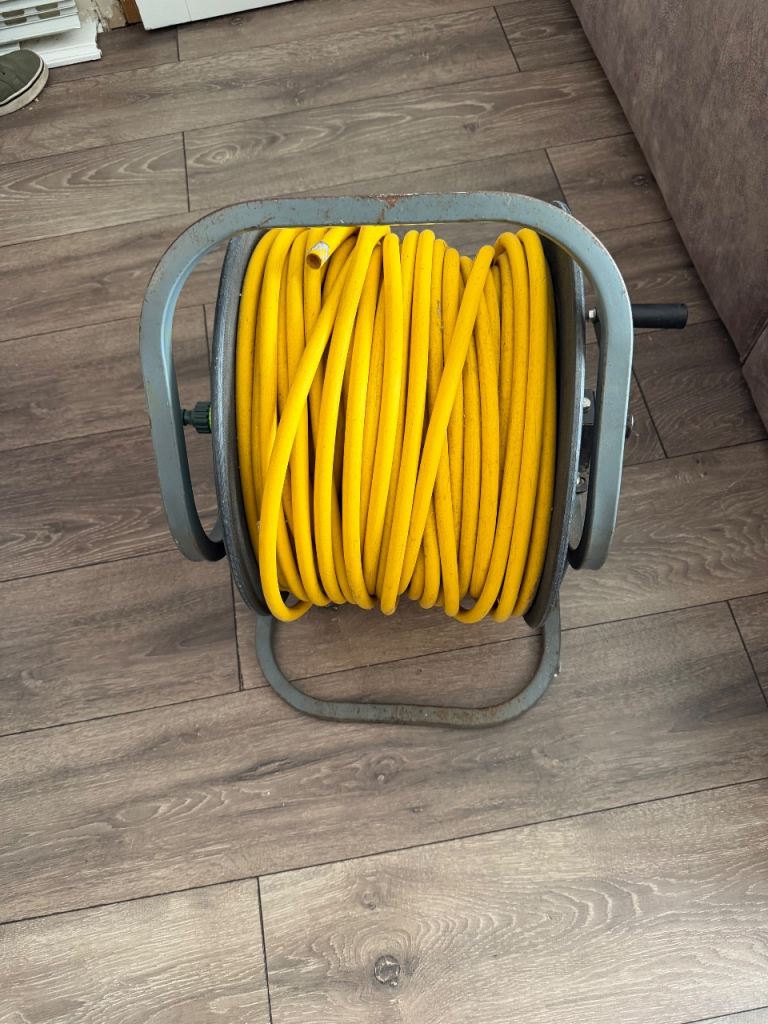 100m Microbore Hose (10mm) + Heavy Duty Reel - Window Cleaning