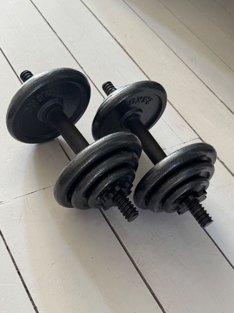 Dumbbells . Cast Iron