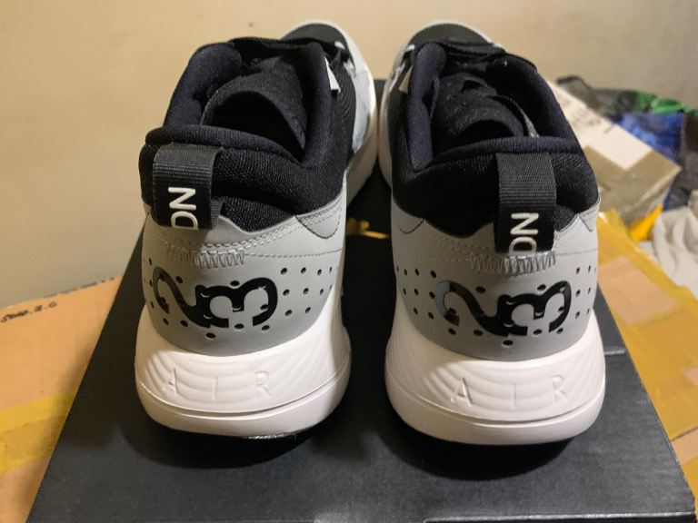 Nike Jordan Air Cadence Black/ Sail-Lt Smoke Grey-Dk Smoke Grey Size 10