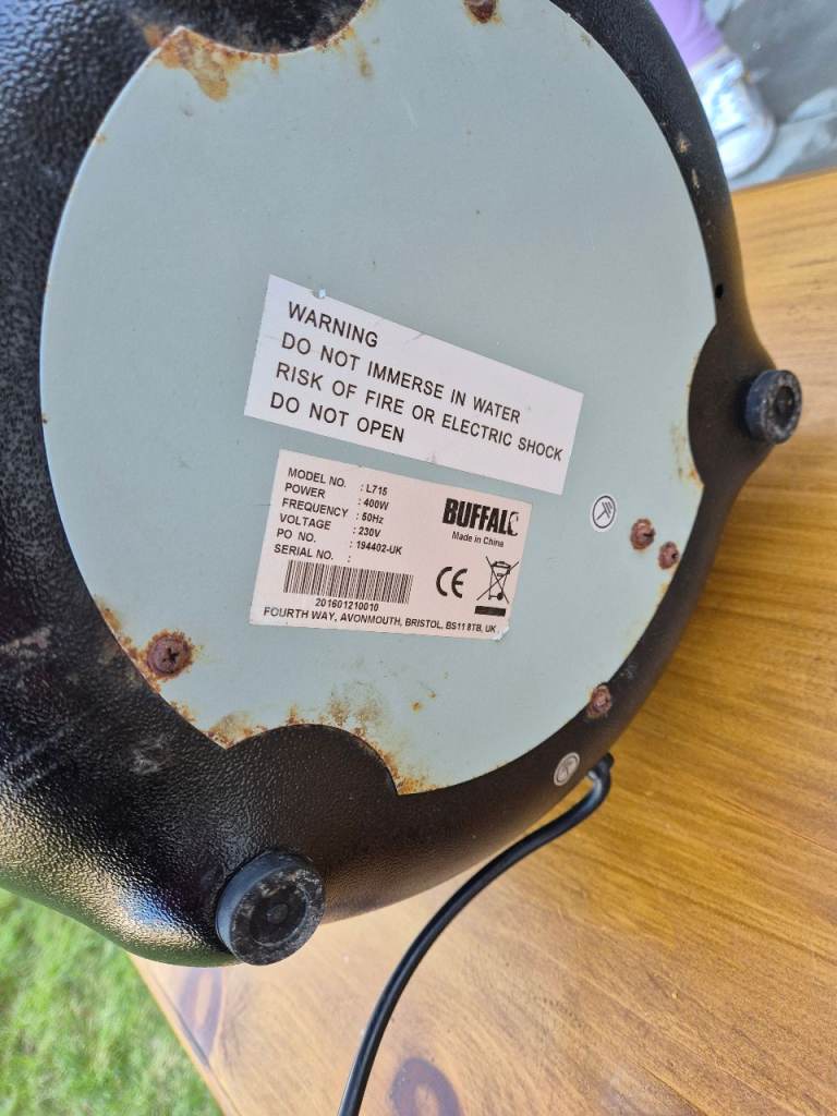 Buffalo Soup Kettle Black 10Ltr