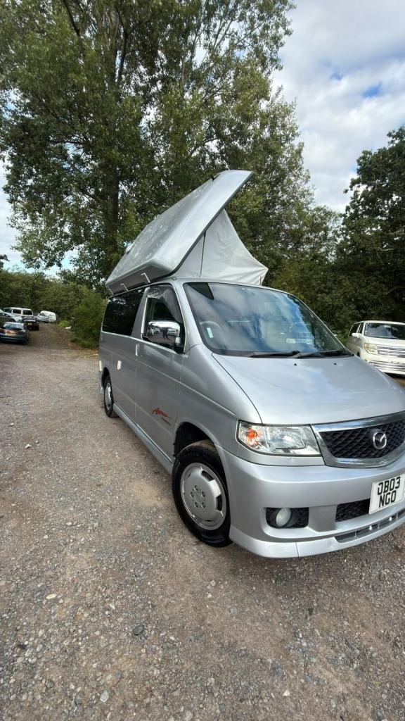 2003 MAZDA BONGO POP TOP 4 BERTH FULL CAMPER CONVERSION PETROL MUSHROOM ROOF