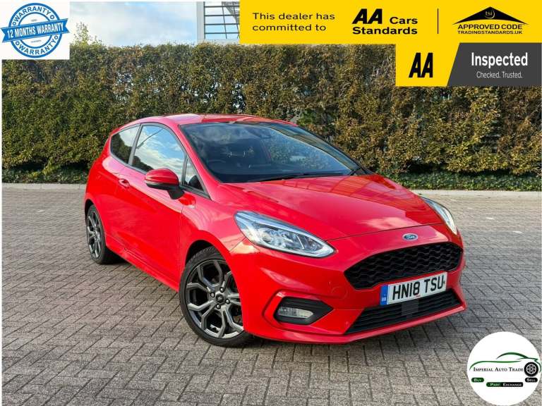 2018 Ford Fiesta 1.0T EcoBoost ST-Line Hatchback 3dr Petrol Manual Euro 6 (s/s)