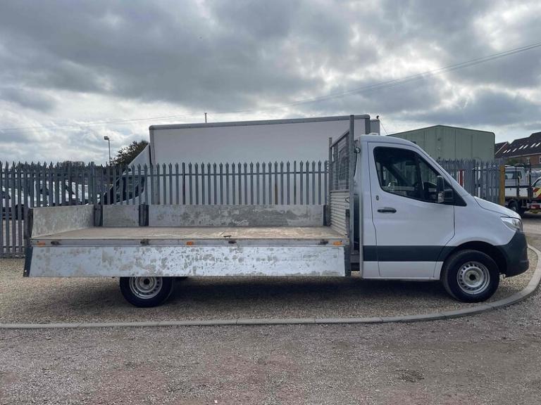2020 Mercedes-Benz Sprinter 2.1 316 CDI L3 LWB 14FT DROPSIDE - WHITE Dropside Diesel Automatic