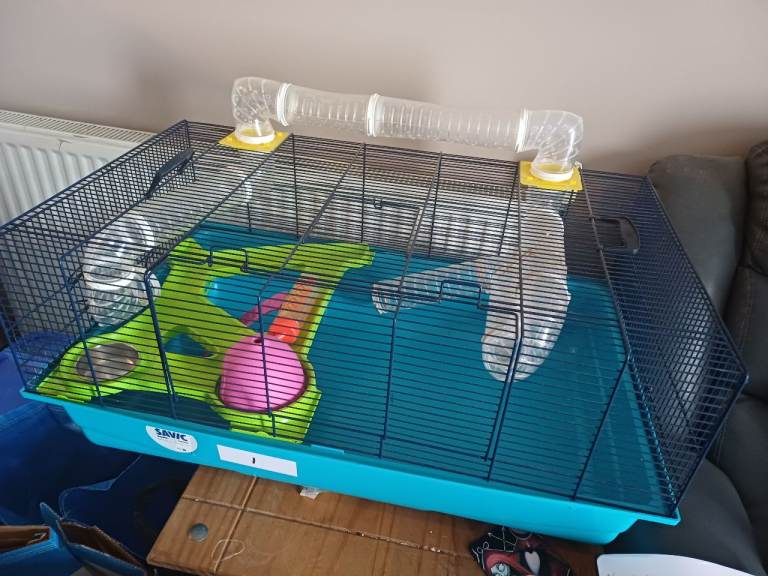 Hamster cage & accessories