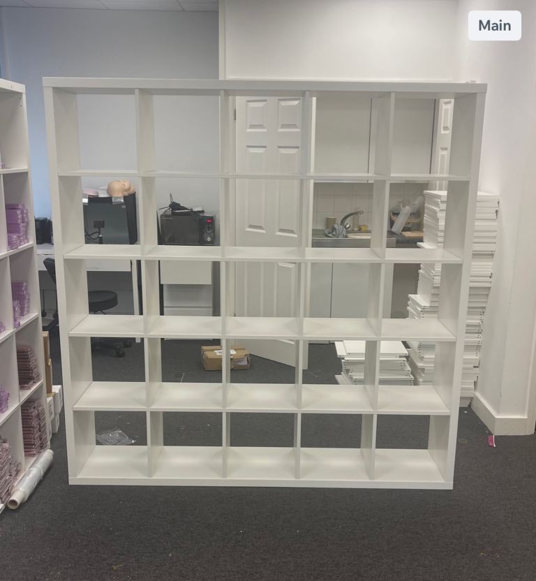 image for FREE DELIVERY IKEA KALLAX 5X5 Shelving unit, white, in good condition.