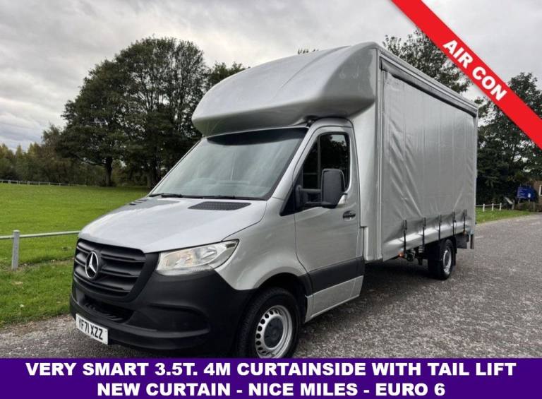 2022 Mercedes-Benz Sprinter 2.1 314Cdi 3.5t. Lwb 4.2m Curtainside Tail Lift, Air Con, Euro 6,140B...