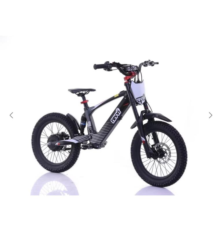 REVVI 18" 36V 500W MOTOR ELECTRIC KIDS BIKE, LATEST MODEL
