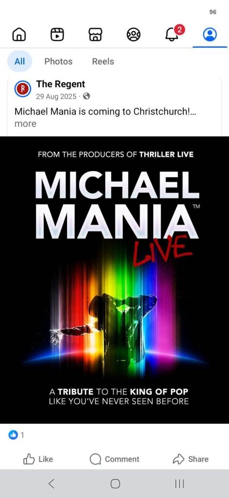 Michael Mania Live Tickets – Regent Theatre, Christchurch, 22/10/26