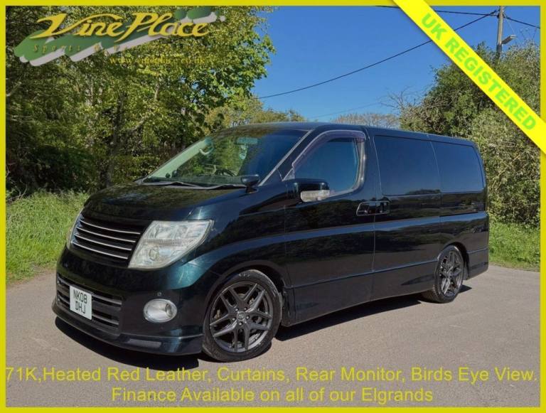 2008 Nissan Elgrand 3.5 Highway Star Red Leather Edition, Auto, 8 Seats MPV Petrol Automatic